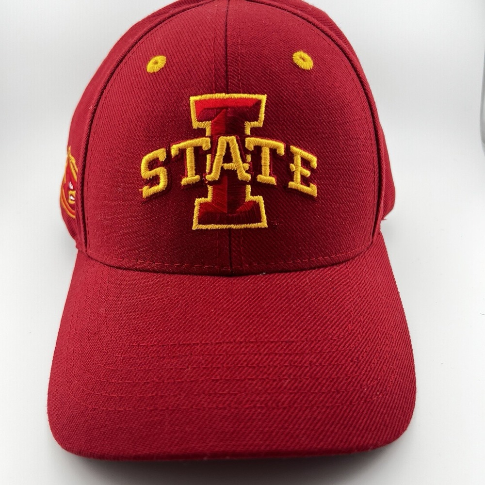 Iowa State Cyclones Hat Top of the World Adjustable Cardinal Embroidered Cap